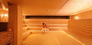 Xông hơi ở khu nghỉ dưỡng suối khoáng nóng